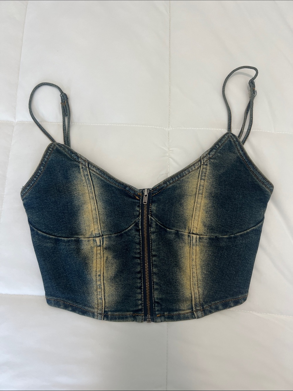 Princess Polly Denim Corset Top